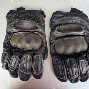 Harley-Davidson Dark Leather Riding Gloves
